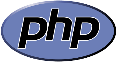 The PHP logo. The PHP logo.